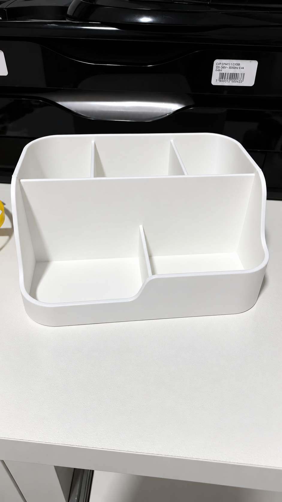 ORGANIZADOR DE MESA COM PORTA CANETAS BRANCO